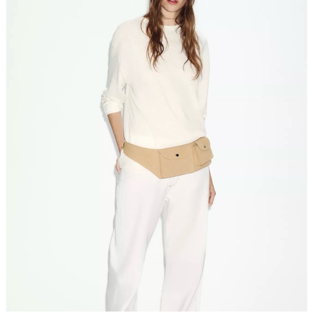 ZARA Basic Beige LONG SLEEVE SIZE S